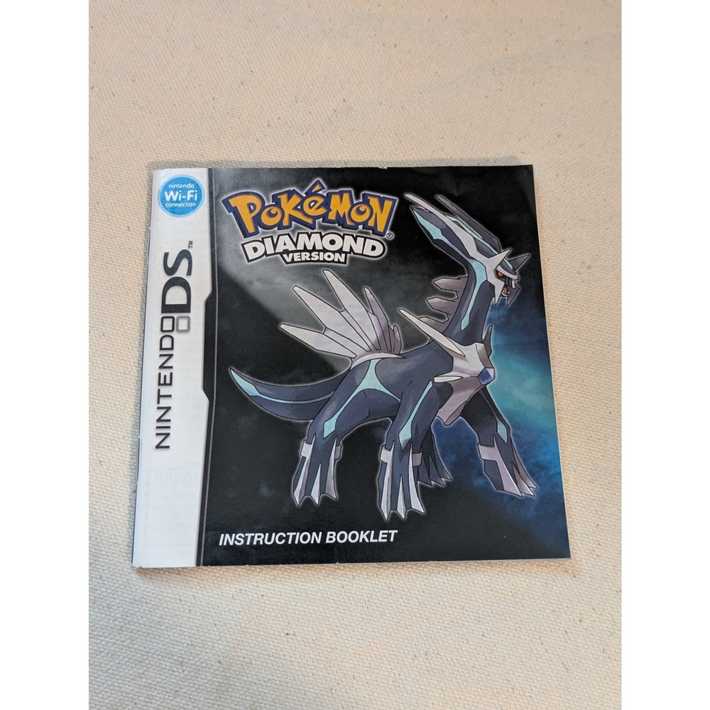 Pokemon Diamond Version Nintendo DS Instruction Manual Booklet Only Original